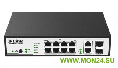 D-Link DES-1100-10P/A1A PoE коммутатор 10-портовый