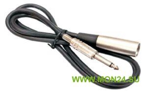 Jack(ш)-XLR (ш)/1 Корд микрофонный, Jack-XLR