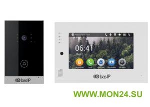 AV-02 SILVER+AP-07L SILVER Комплект вызывной панели с монитором