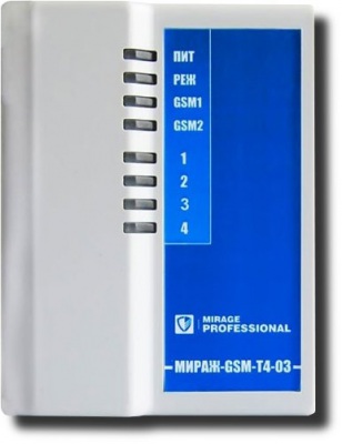 Мираж-GSM-T4-03 Устройство оконечное объектовое приемно-контрольное c GSM коммуникатором