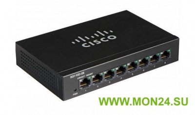 Cisco SG110D-08HP-EU PoE коммутатор 8-портовый